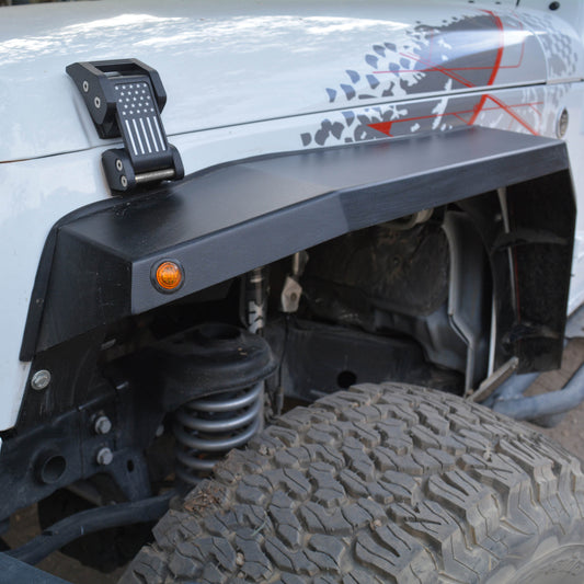 Atomic Flares 07-18 Jeep Wrangler JK Fender Flare (Black)