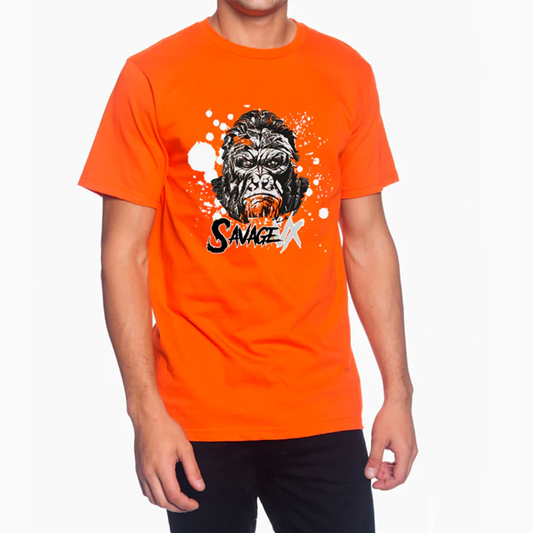 “Be a Savage” Orange Short Sleeve T-Shirt
