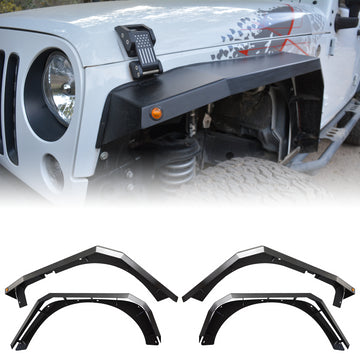 Atomic Flares 07-18 Jeep Wrangler JK Fender Flare (Black)