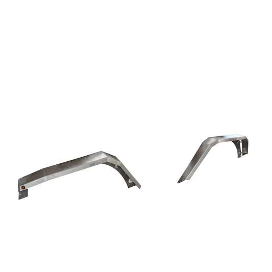 Atomic Fender Flares 07-18 Jeep Wrangler JK (Raw Aluminium)