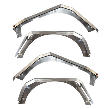 Atomic Fender Flares 07-18 Jeep Wrangler JK (Raw Aluminium)